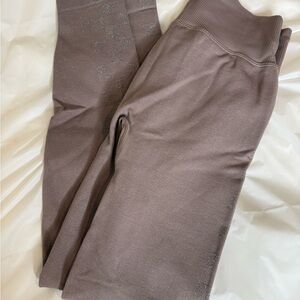 Victoria Secret Pink Sparkly High Waist Leggings Like New Small